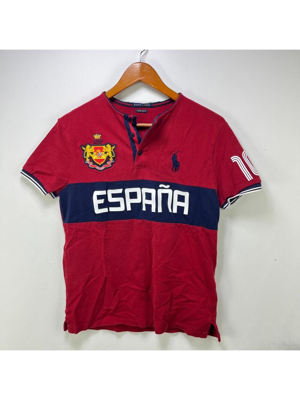 Vintage Polo Ralph Lauren Spain Espana Pony Shirt Large